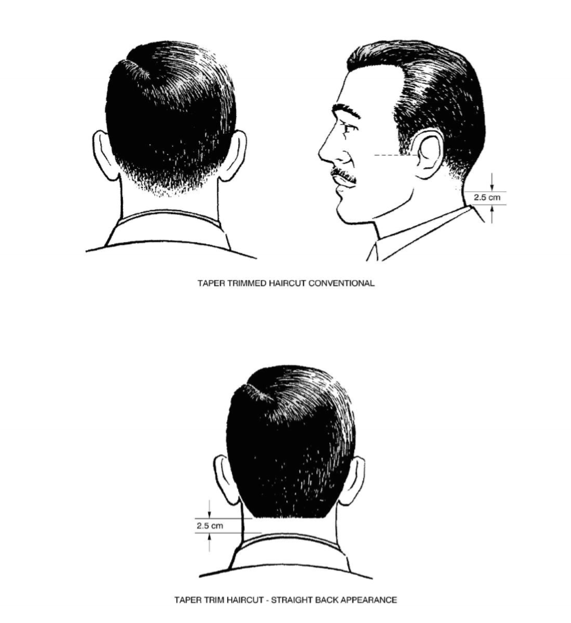 Male Cadets Hair 151 Chadburn Squadron